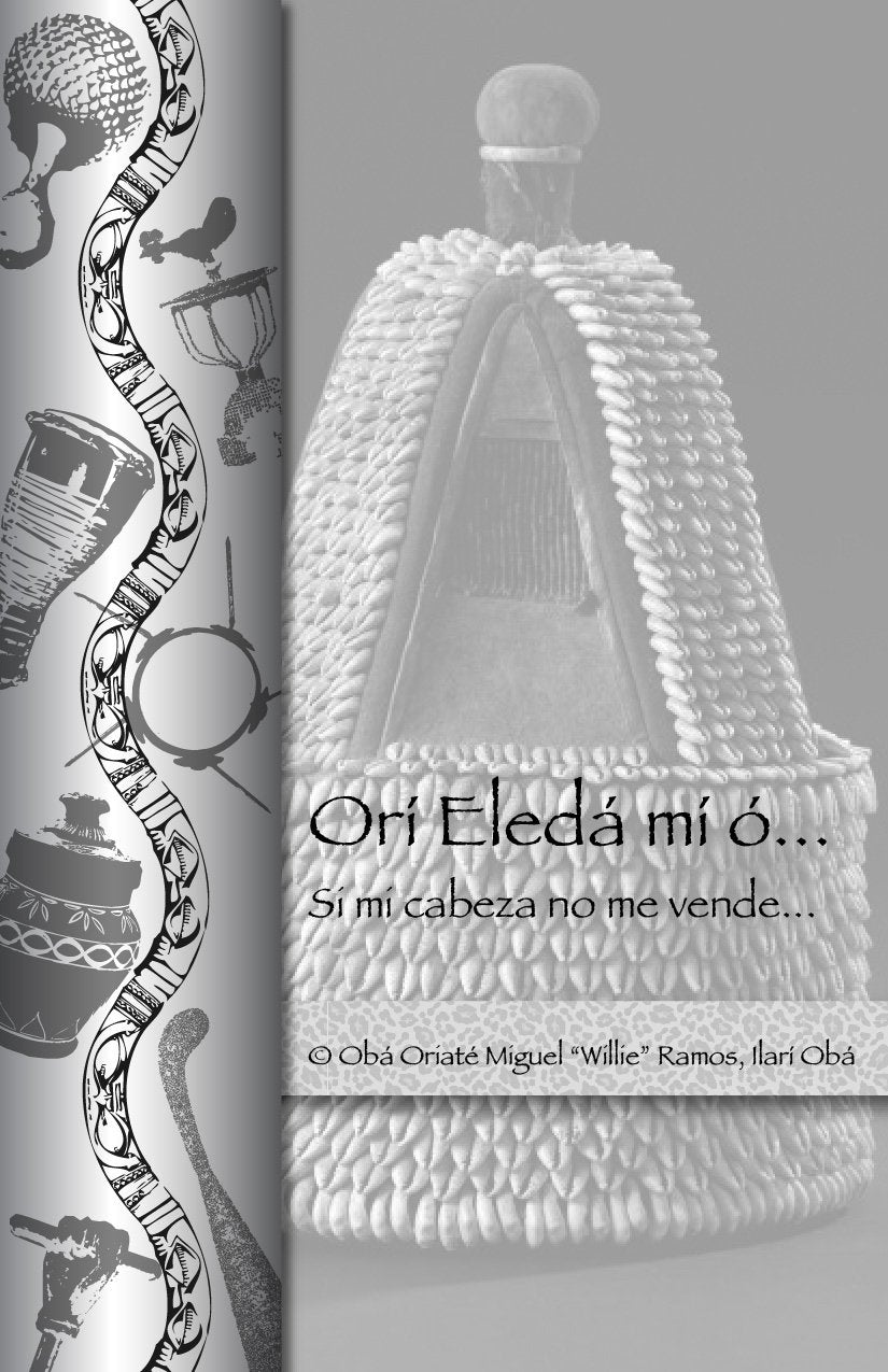 Libro: Ori Eleda Mi o ... Si Mi Cabeza No Me Vende