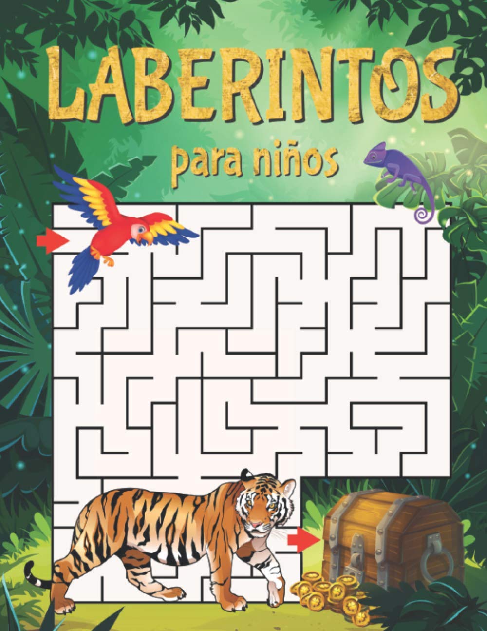 Libro: Laberintos para Niños: Libro de Actividades con 40 Divertidos y Educativos Rompecabezas de Laberintos para Niños a Partir de 5 Años (Spanish Edition)
