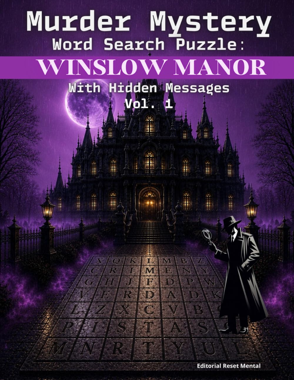 Libro: Murder Mystery Word Search Puzzle in spanish – Winslow Manor. Unravel the Crime by Deciphering Hidden Messages in This Cozy Whodunnit Word Find ... Detective Privado) (Spanish Edition)