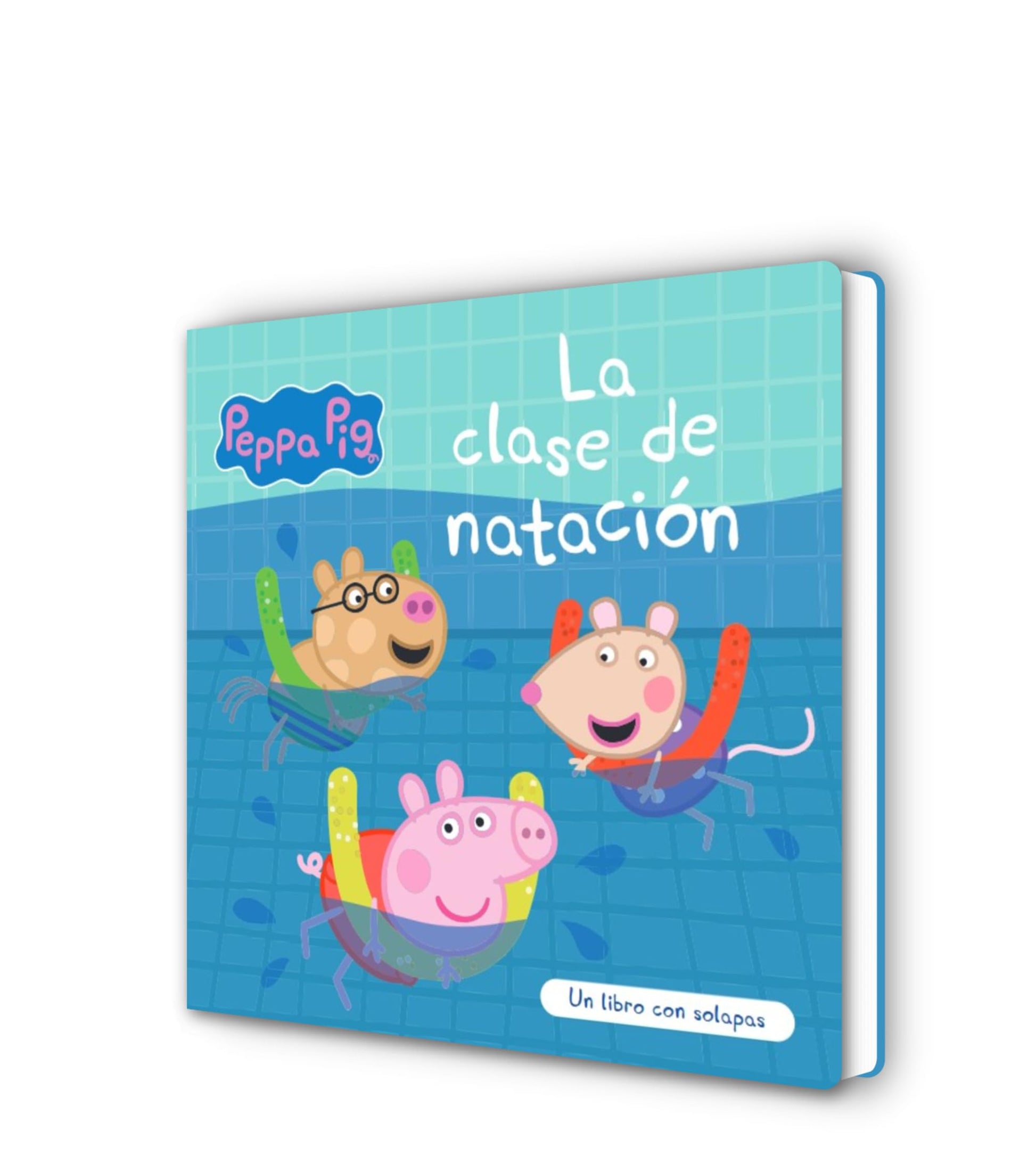 Libro: Peppa Pig. Libro de cartón con solapas - La clase de natación