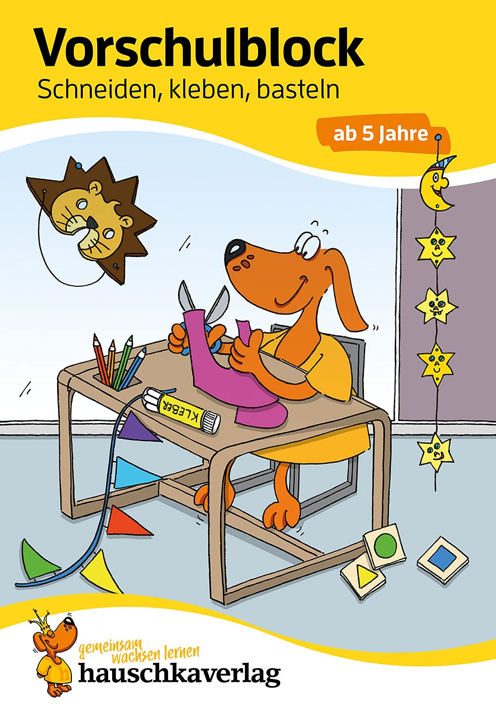 Ubungsmaterial fur kindergarten und vorschule - t618 - vorschulblock - schneiden, kleben, basteln ab: Bunter Rätselblock - Förderung mit Freude: 618