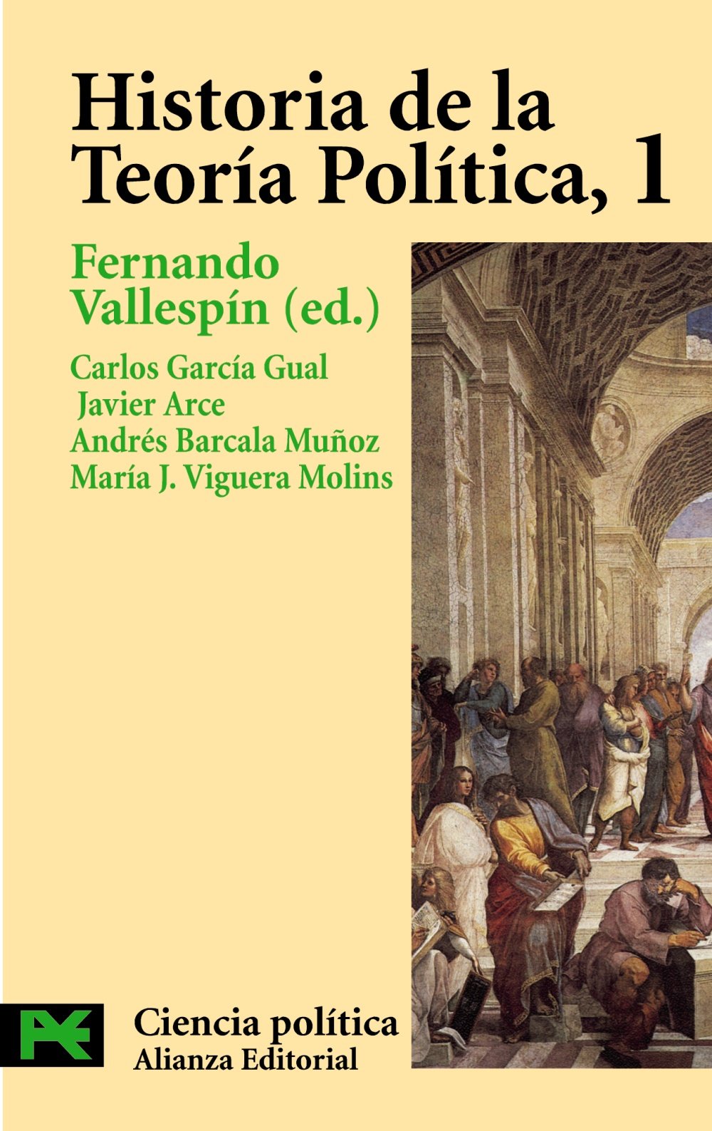 Libro: Historia de la teoría política, 1: Antigüedad, Edad Media e islam (Ciencias sociales / Social Sciences, 3412) (Spanish Edition)