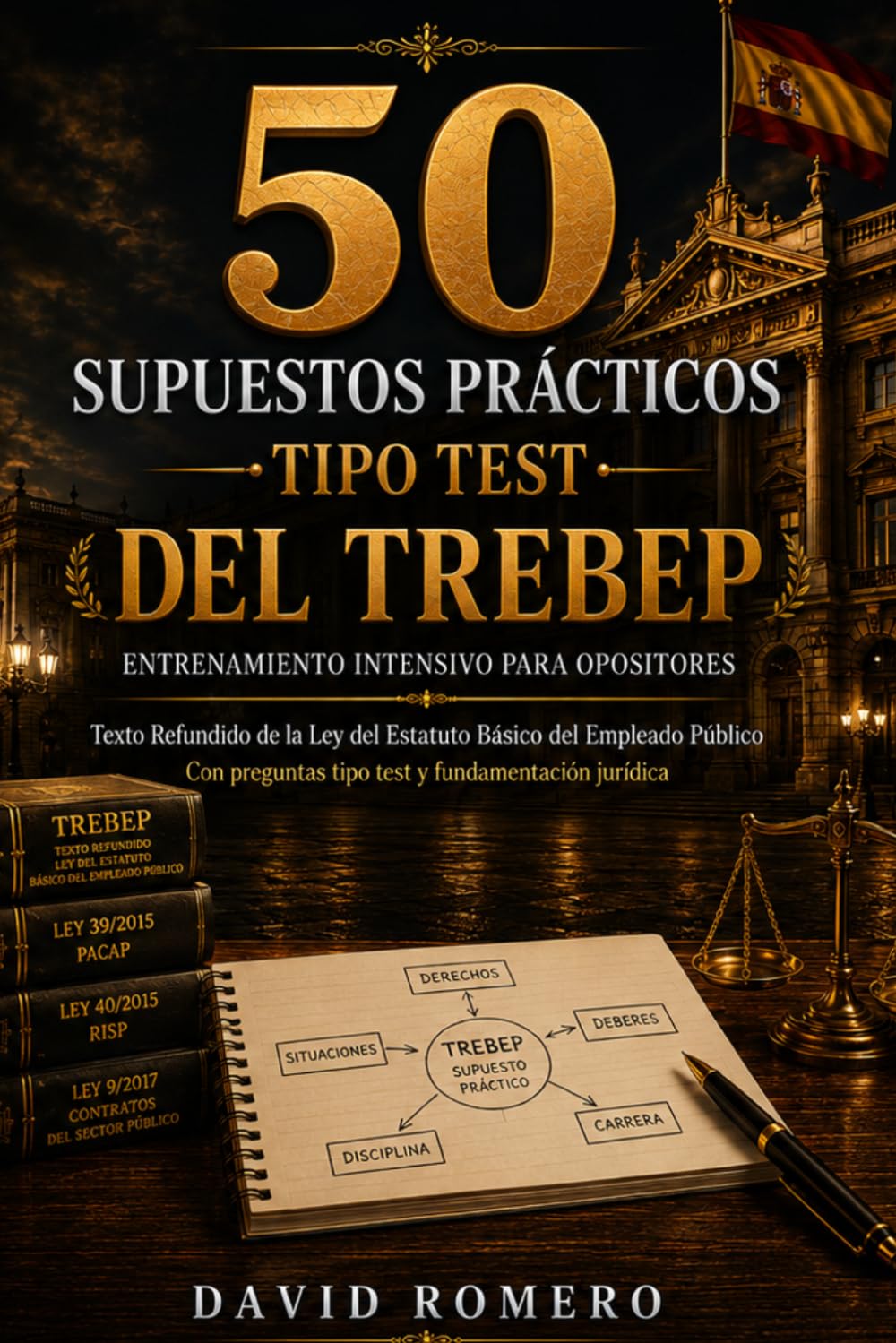 Libro: 50 Supuestos Prácticos Tipo Test del Texto Refundido de la Ley del Estatuto Básico del Empleado Público (TREBEP): Entrenamiento Intensivo para ... del Empleado Público con Preguntas Tipo Test