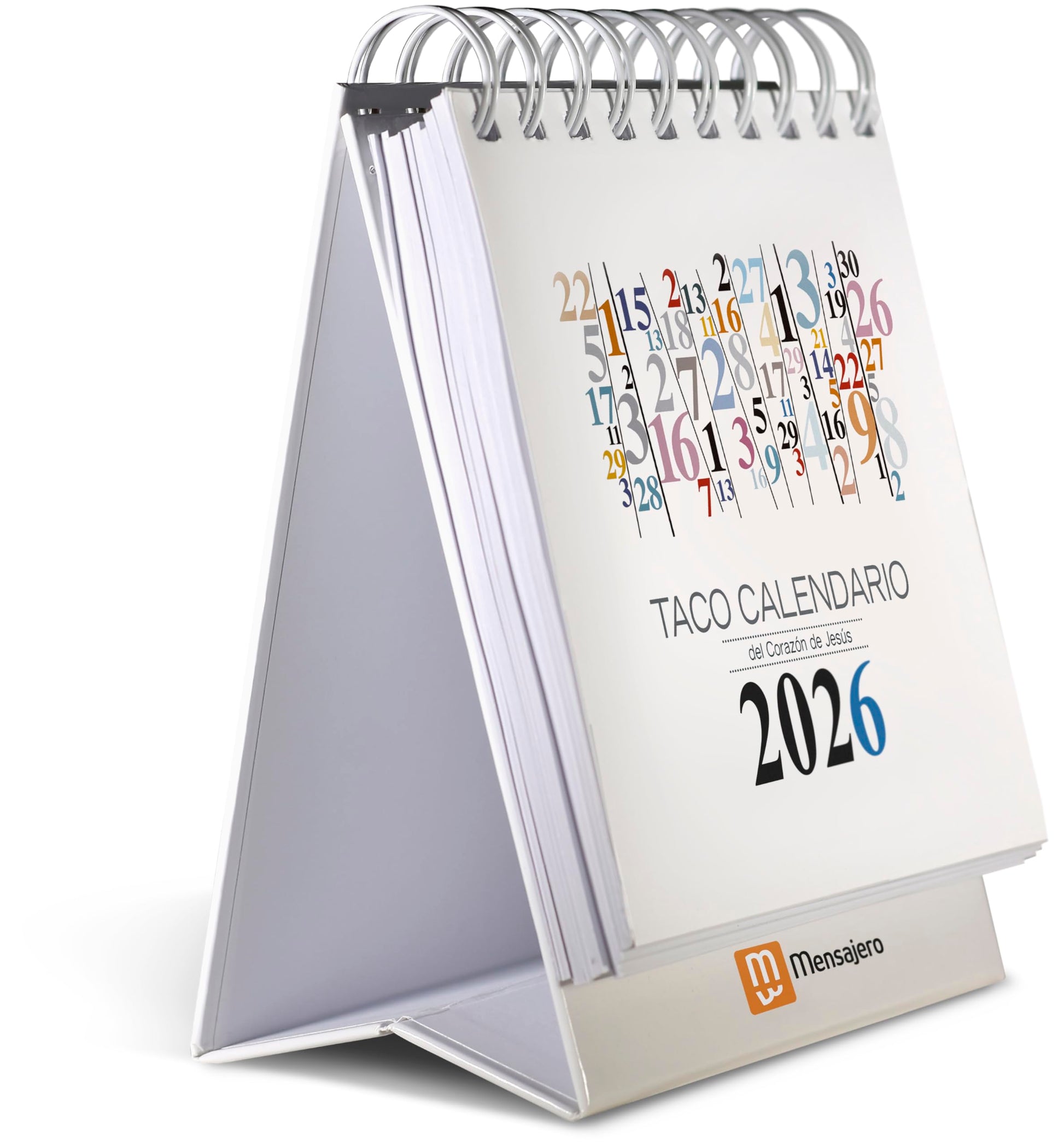 Libro: Taco Calendario del Corazón de Jesús - Mesa Números - 2026