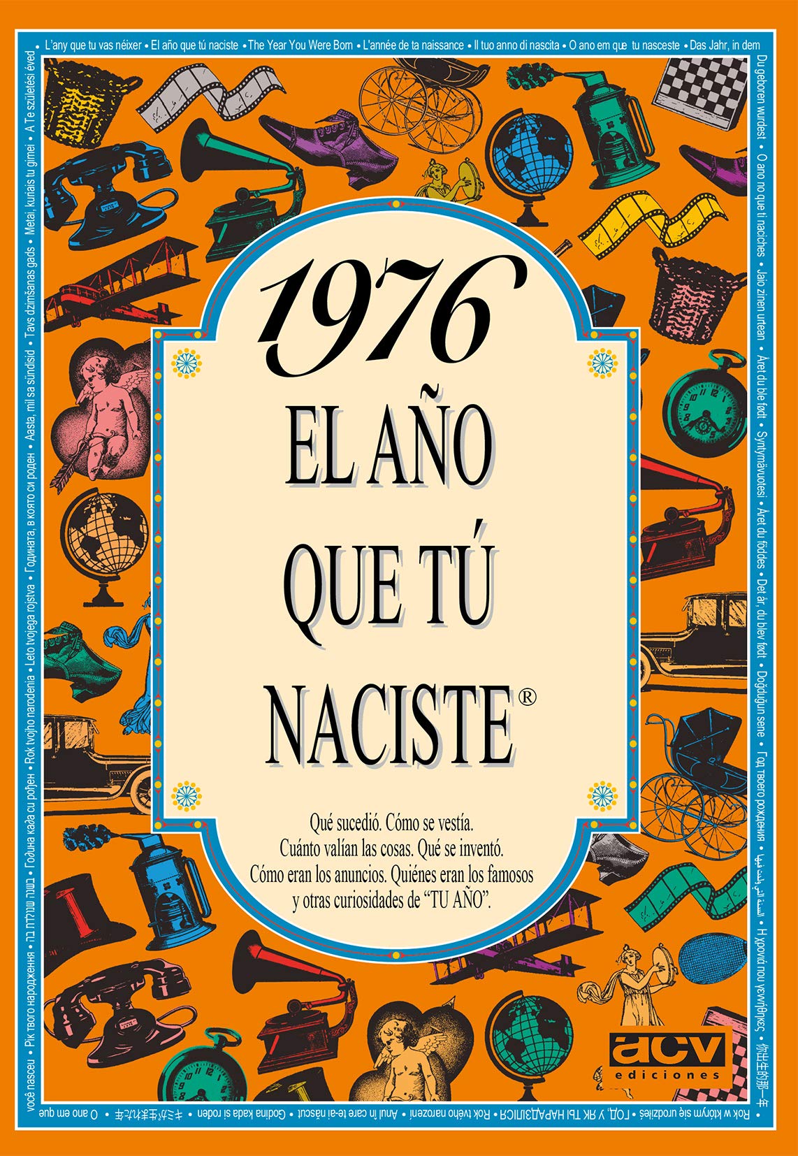 1976 EL AÑO QUE TÚ NACISTE - Regalo de cumpleaños ideal para quienes cumplen 50 años en 2026