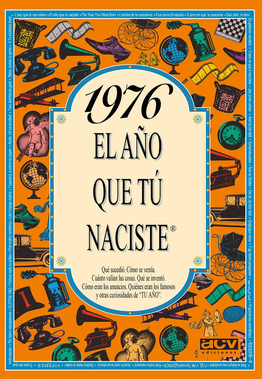 1976 EL AÑO QUE TÚ NACISTE - Regalo de cumpleaños ideal para quienes cumplen 50 años en 2026