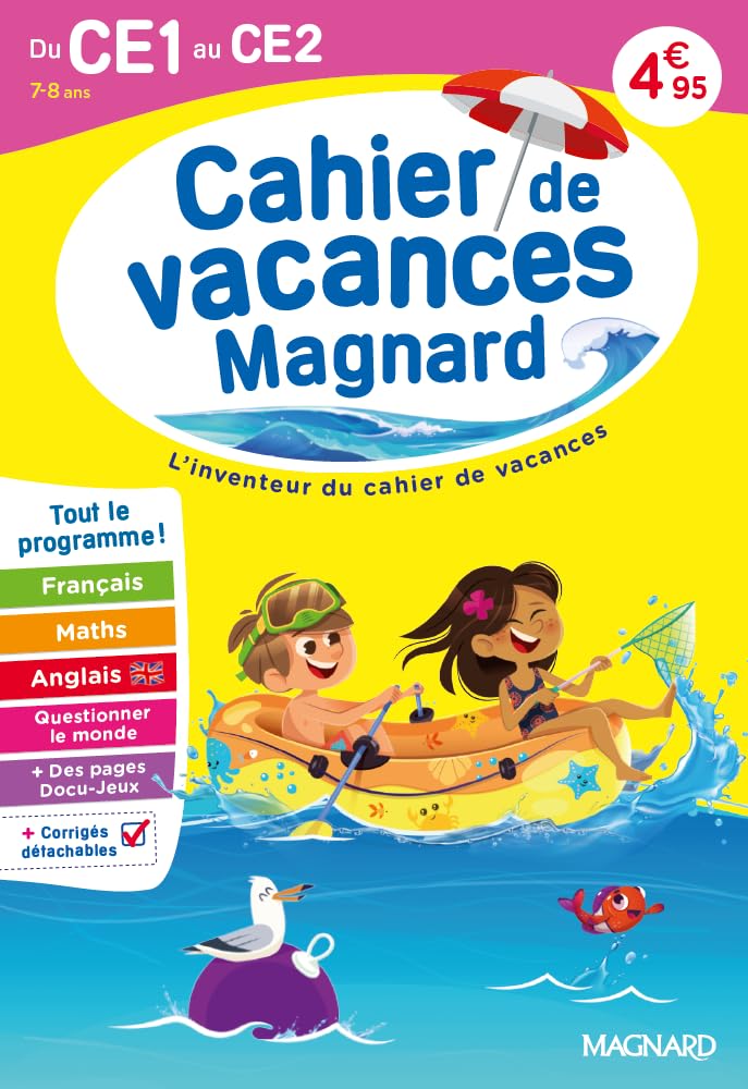Libro: Cahier de vacances du CE1 vers le CE2: Magnard, l’inventeur du cahier de vacances