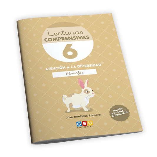 Comprensión Lectora 1 Primaria | Lecturas Comprensivas 6 | Lecturas Comprensivas GEU | Pauta Cuadrícula - Párrafos | Editorial GEU 1 Primaria