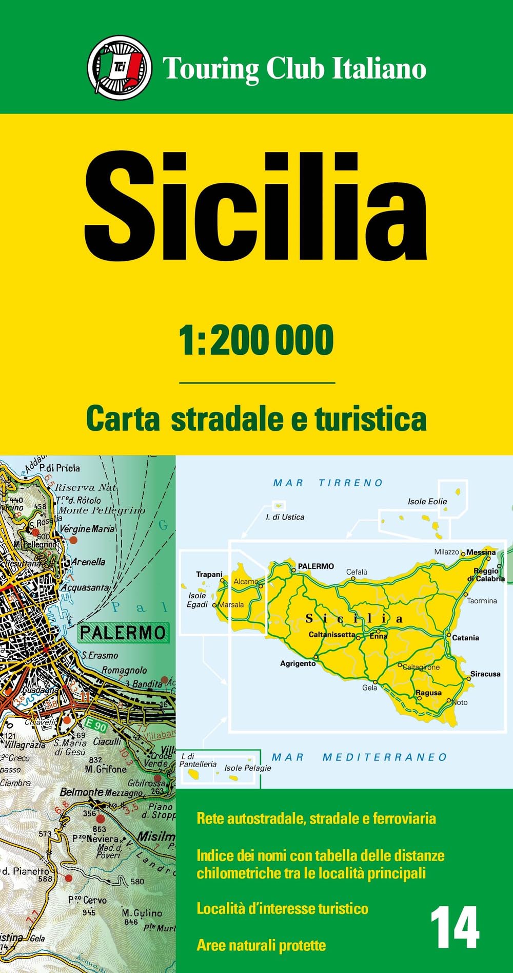 Libro: Sicilia 1:200.000: 14 (Carte regionali 1:200.000)
