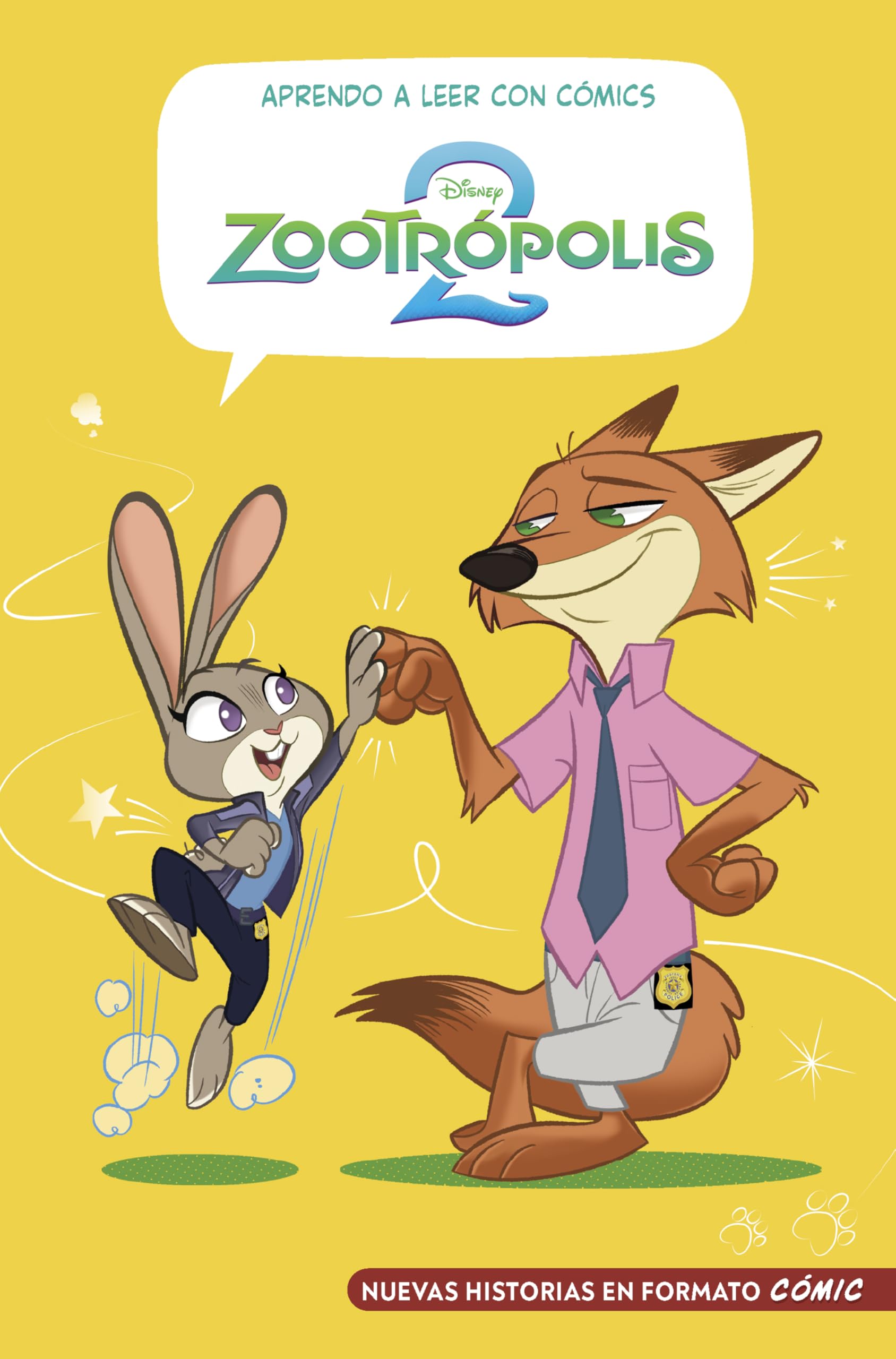 Libro: Aprendo a leer con cómics Disney - Zootrópolis 2: Cómic con letra MAYÚSCULA, ideal para primeros lectores. (Aprendo con Disney)