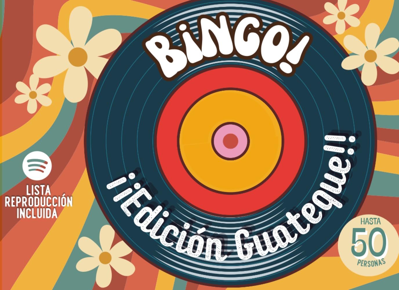 BINGO MUSICAL EDICIÓN GUATEQUE | El juego más divertido con las mejores canciones de los 60, 70 y 80 en España: Incluye cartones y playlist | Juego ... fiestas y jubilaciones| Hasta 50 jugadores