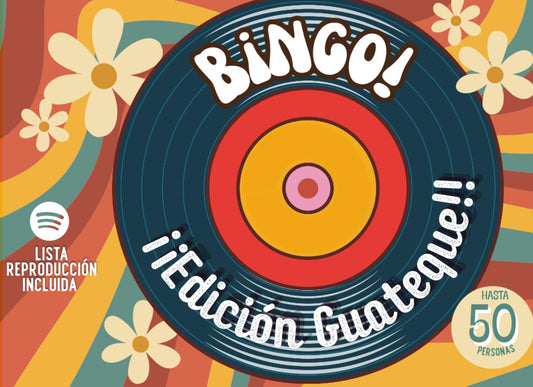 BINGO MUSICAL EDICIÓN GUATEQUE | El juego más divertido con las mejores canciones de los 60, 70 y 80 en España: Incluye cartones y playlist | Juego ... fiestas y jubilaciones| Hasta 50 jugadores