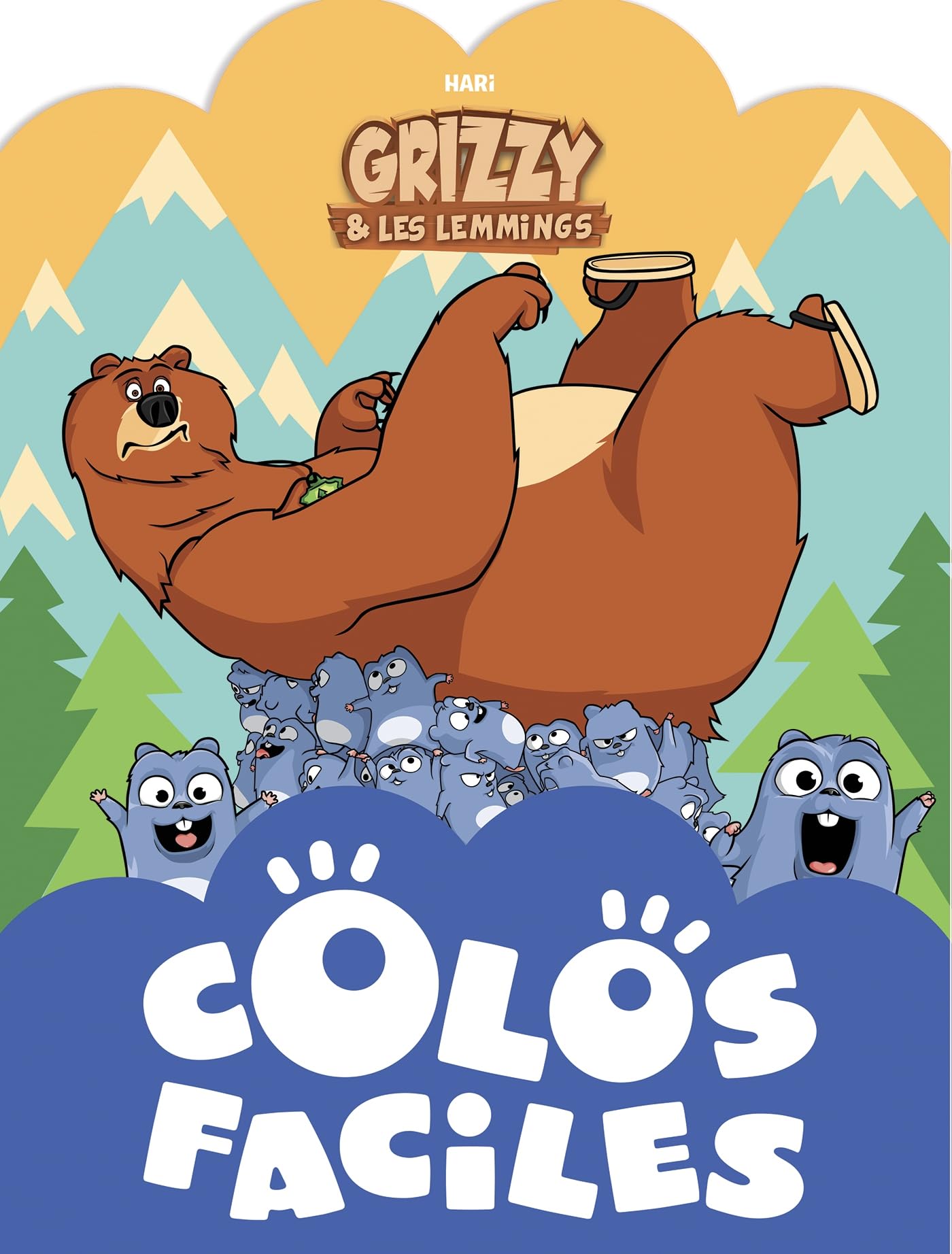 Libro: Grizzy et les lemmings - Colos faciles: Livre de coloriages