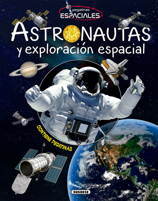 Astronautas y exploración espaciales (Pegatinas espaciales)