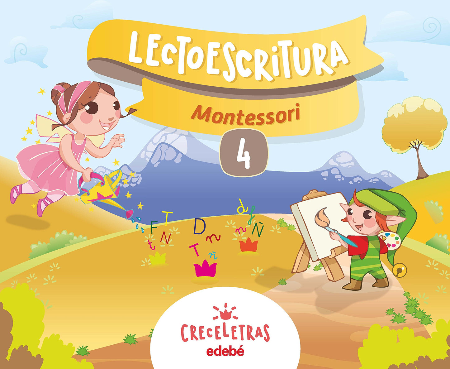 Libro: CRECELETRAS LECTOESCRITURA 4 MONTESSORI