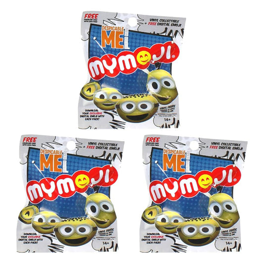 Funko Despicable Me Minions Mymoji Mini Vinyl Figura de Acción Mystery Blind Bags Gift Set Party Pack - 3 Pack (Assorted)