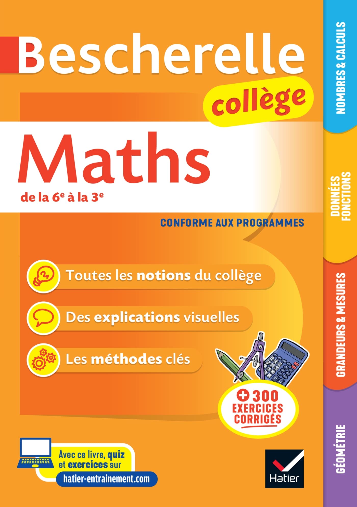 Libro: Bescherelle maths collège de la 6e à la 3e: la référence en maths pour les collégiens