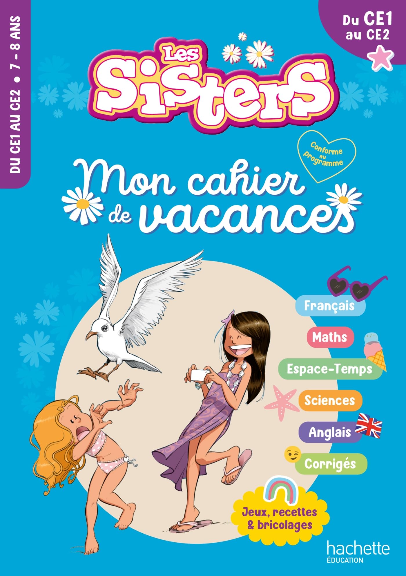 Libro: Les Sisters - Mon cahier de vacances 2025 - Du CE1 au CE2