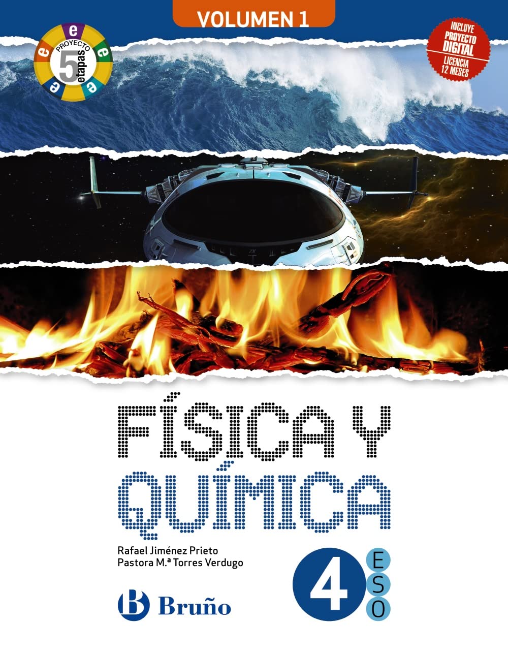 Libro: Física y Química 4 ESO 3 volúmenes Proyecto 5 etapas