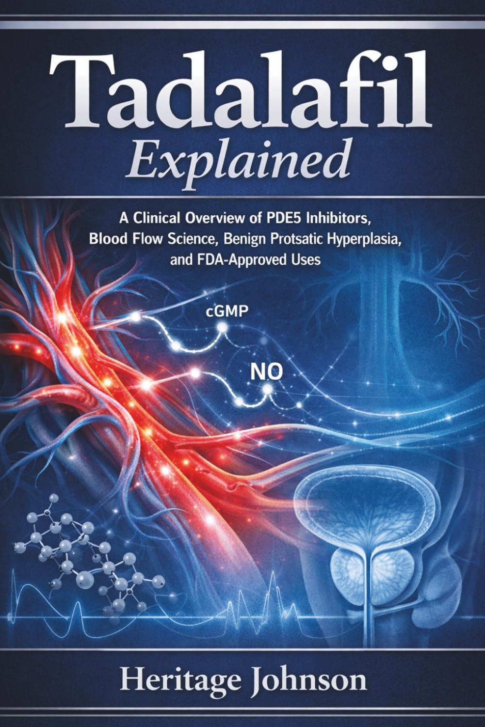 Libro: TADALAFIL EXPLAINED: A Clinical Overview of PDE5 Inhibitors, Blood Flow Science, Benign Prostatic Hyperplasia, and FDA-Approved Uses