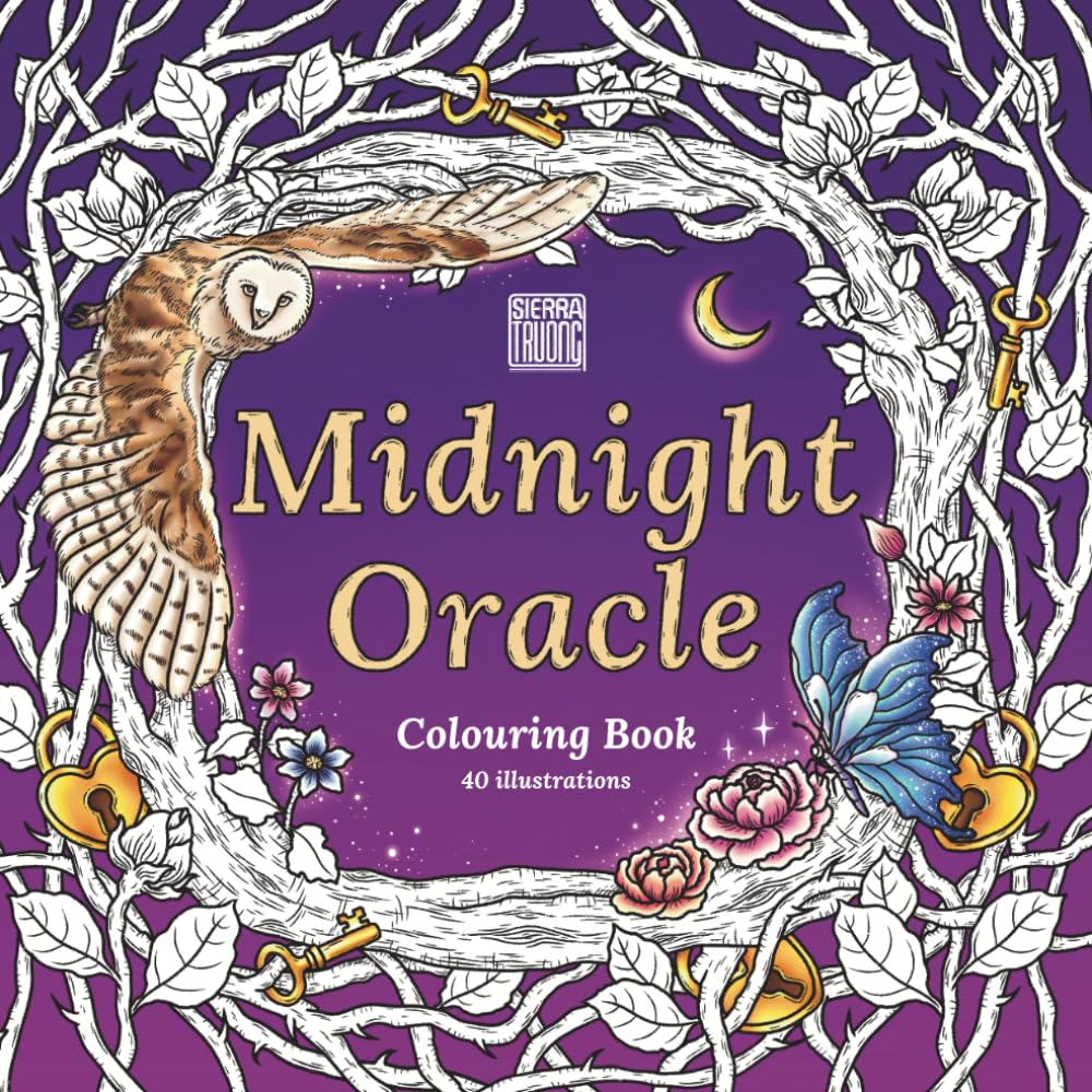 Libro: Midnight Oracle Colouring Book (Sierra Truong Fantasy Colouring Books)