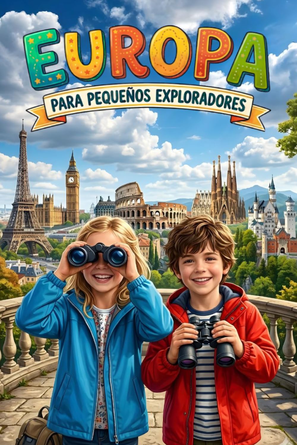 Libro: EUROPA PARA PEQUEÑOS EXPLORADORES: De la Torre Eiffel a la Aldea de Santa Claus, un viaje mágico por las maravillas de Europa. (+7 AÑOS) (Spanish Edition)