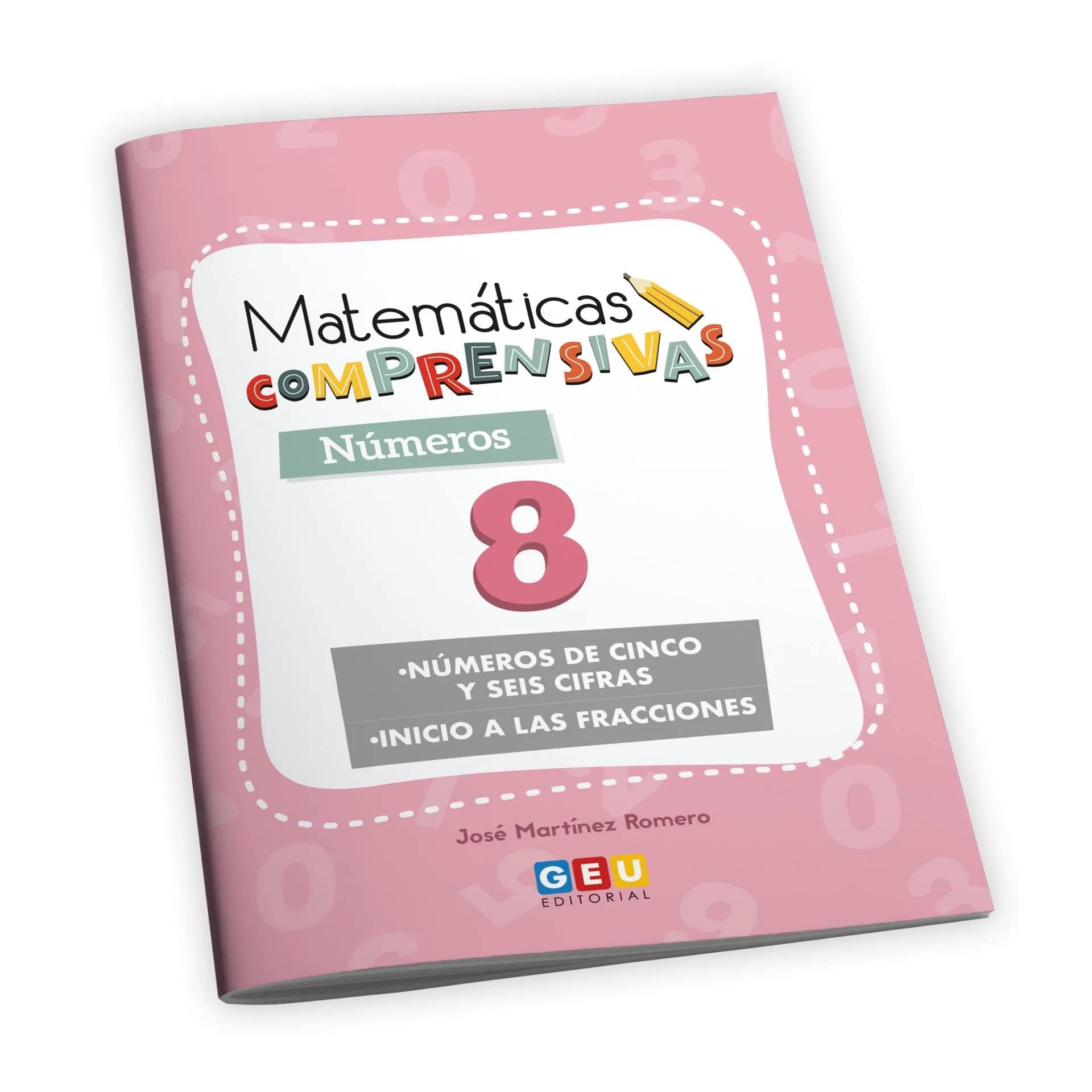 Libro: Matemáticas comprensivas. Números 8 | Apoyo educativo 3º Primaria (Matemáticas Comprensivas Educación Primaria)