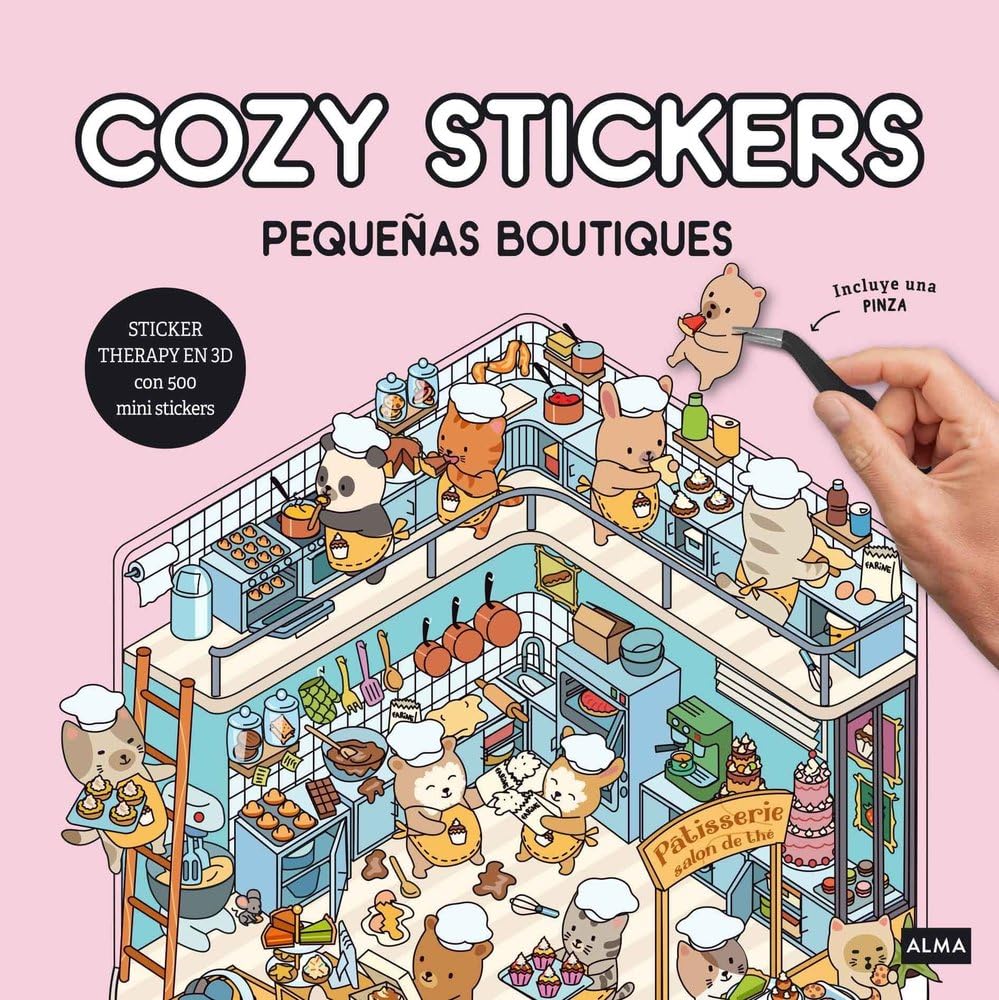 Libro: Pequeñas boutiques (Cozy Stickers)
