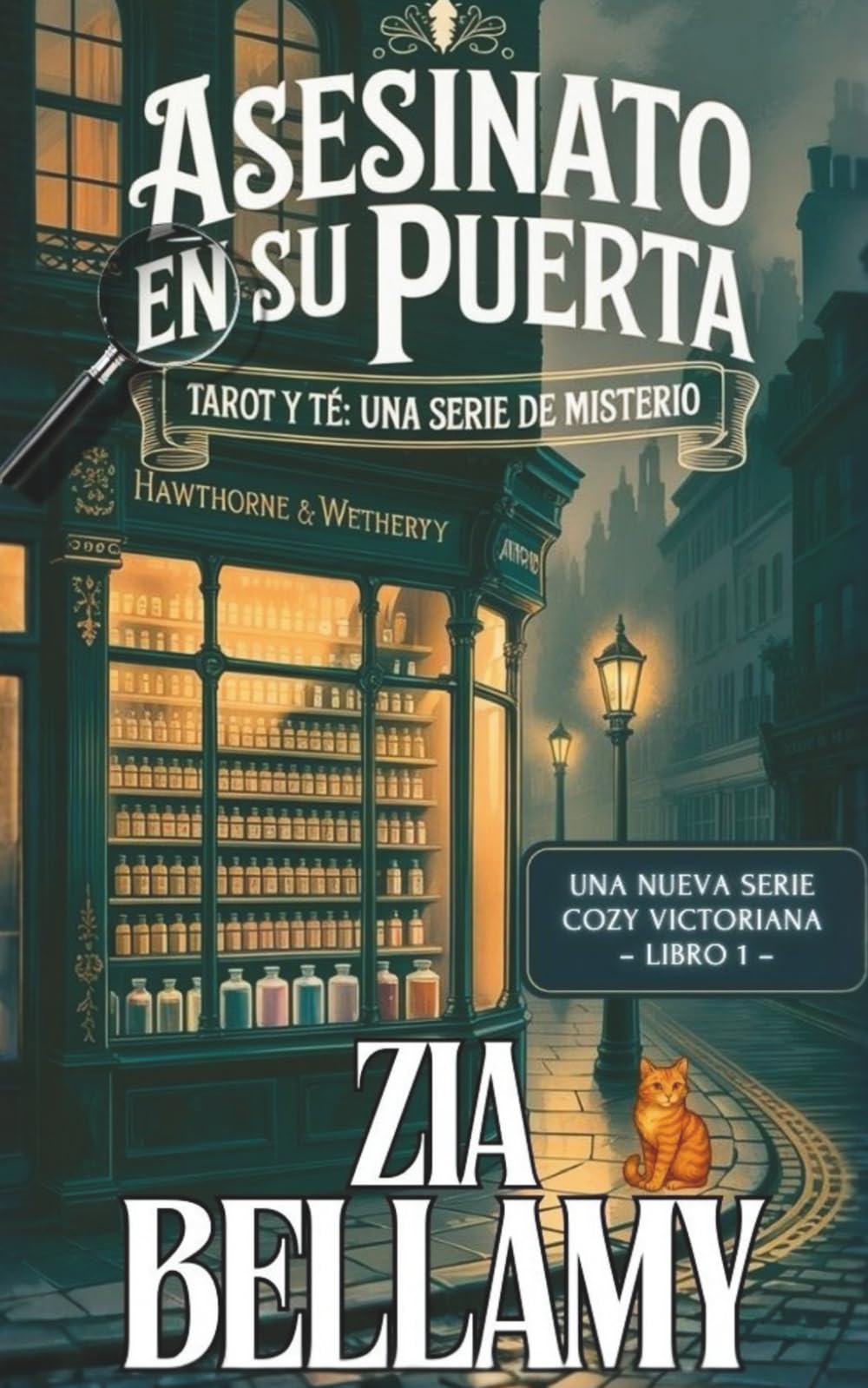Libro: Asesinato en su puerta: Un misterio victoriano acogedor de hierbas, apariciones y una sospechosa nada señorial (Misterios de Tarot y Hojas de Té - Spain) (Spanish Edition)