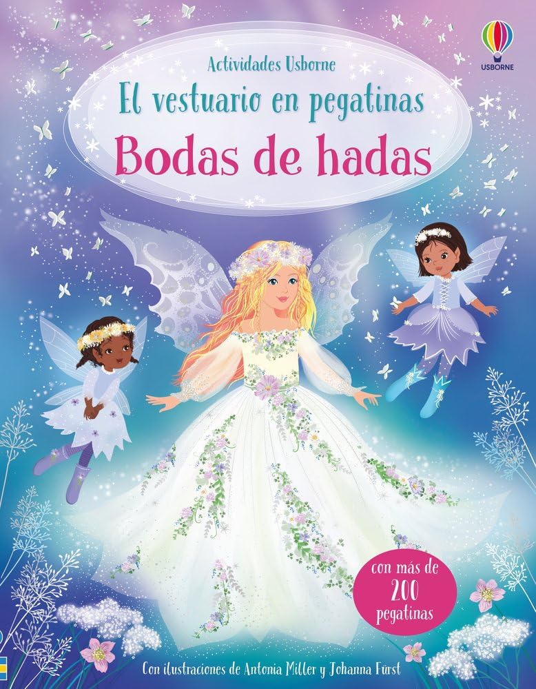 Libro: Bodas de hadas (El vestuario en pegatinas)