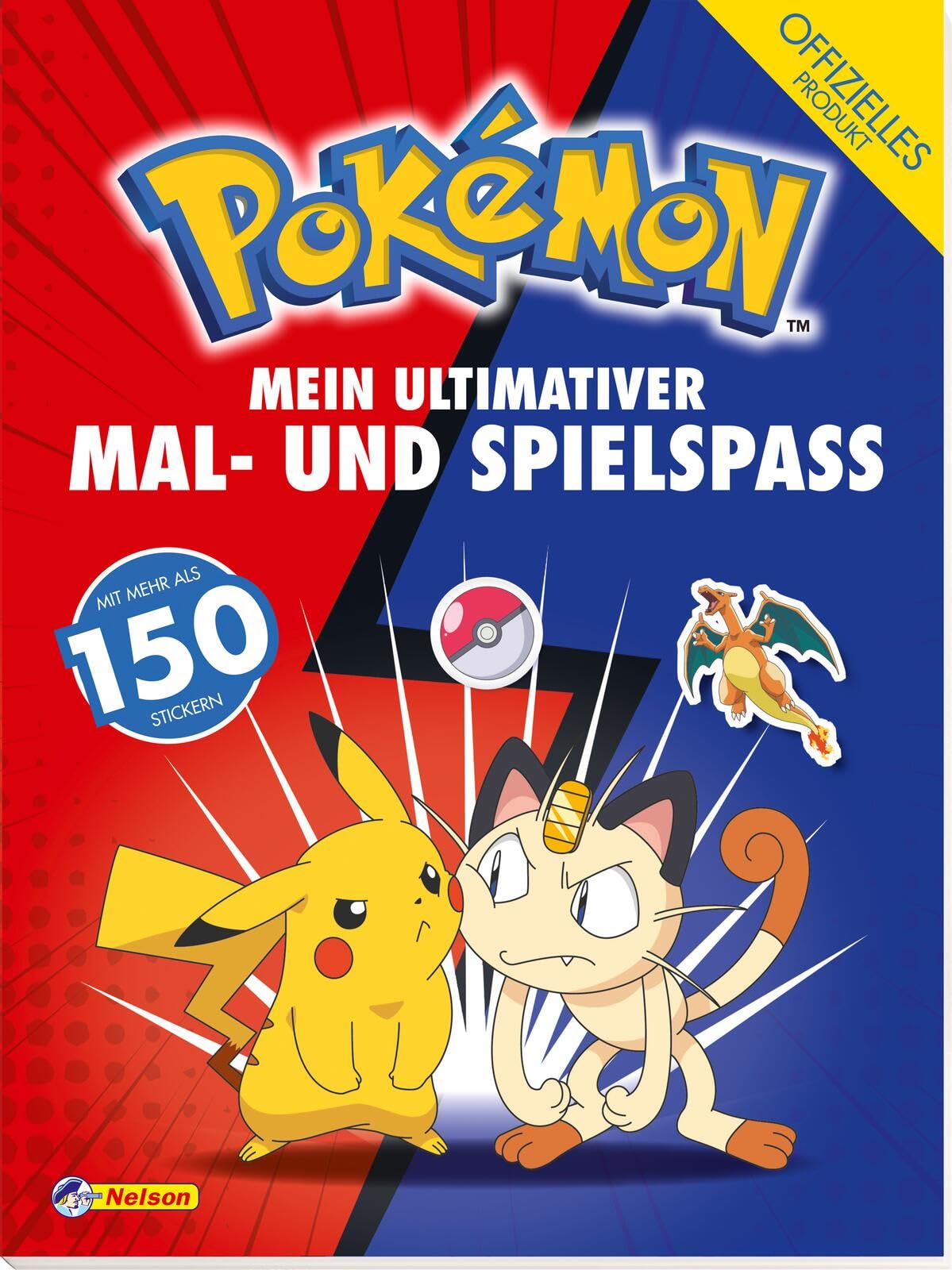 Libro: Pokémon: Mein ultimativer Spiel- und Malspaß: Mit mehr als 150 Stickern!