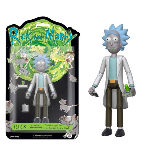 Funko 5" Articulated Rick and Morty Rick Figura de Acción