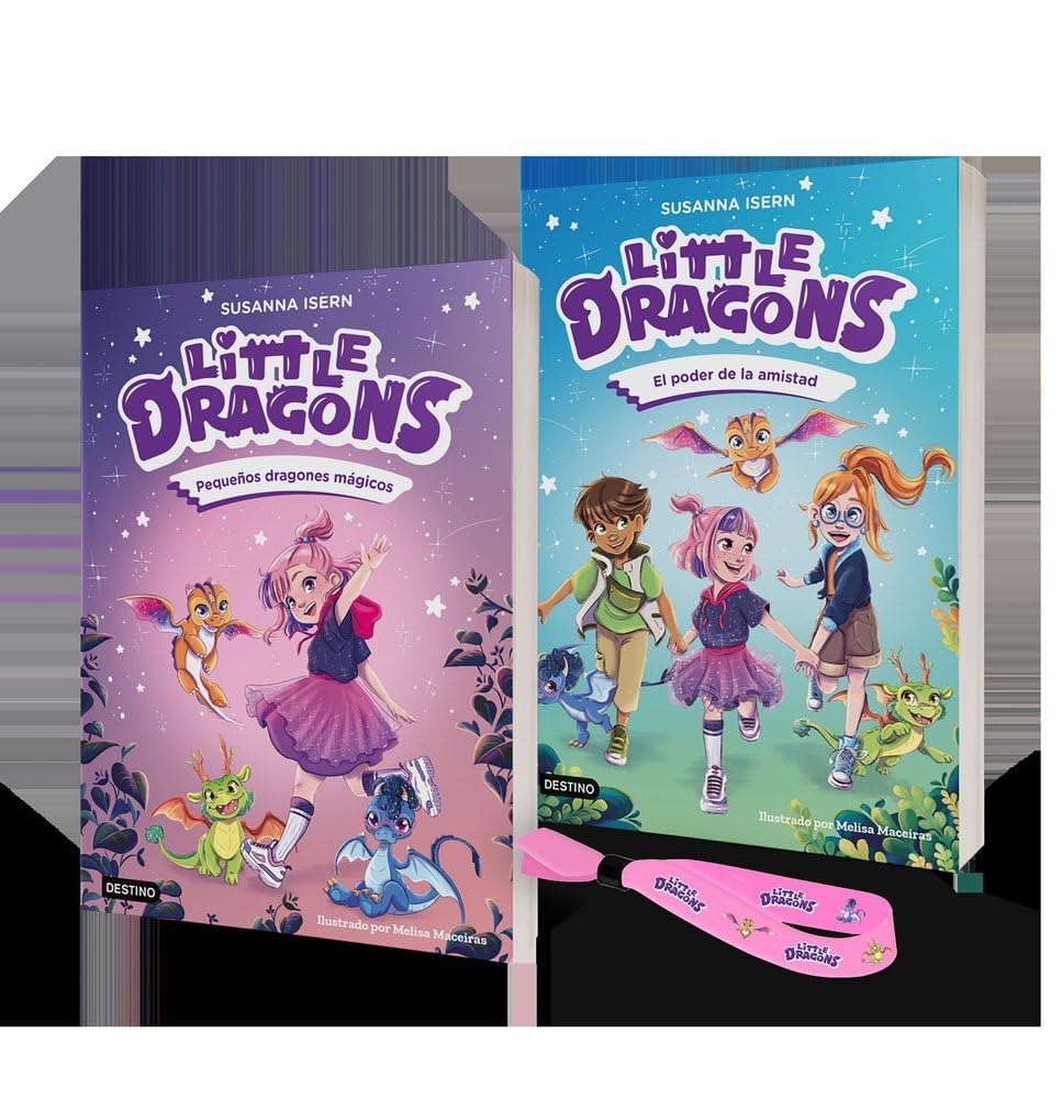 Libro: Pack Little Dragons 1+2+gadget