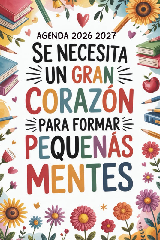 Agenda Profesora 2026 2027: Regalos Originales Para Profesores | Elegante Planificador Semanal Para Profes