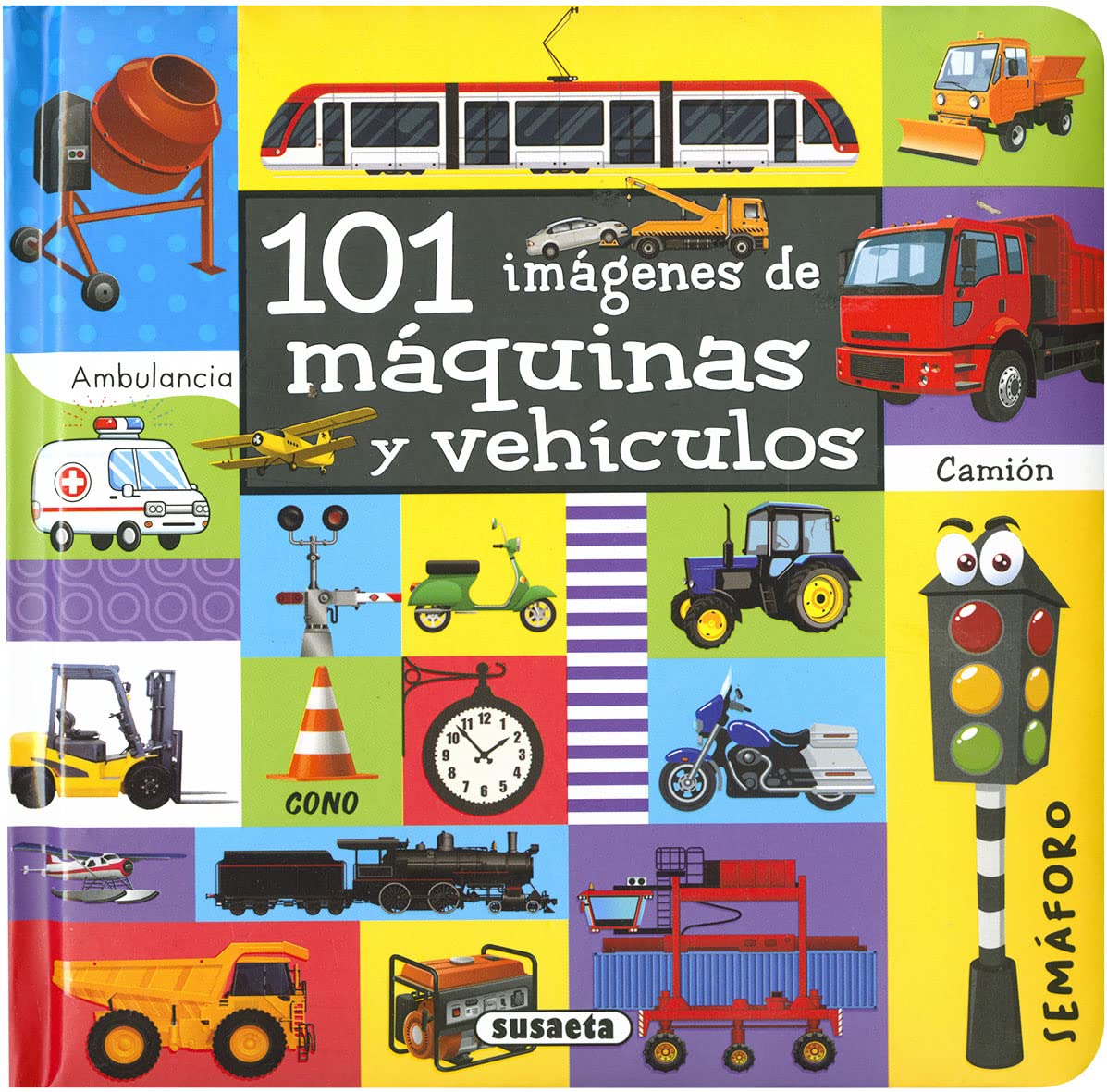 Libro: 101 imágenes de máquinas y vehículos
