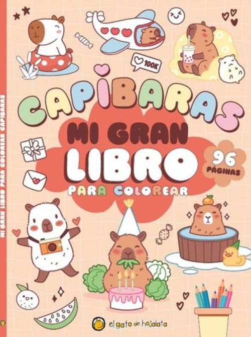 Capibaras ("Mi gran libro para colorear")