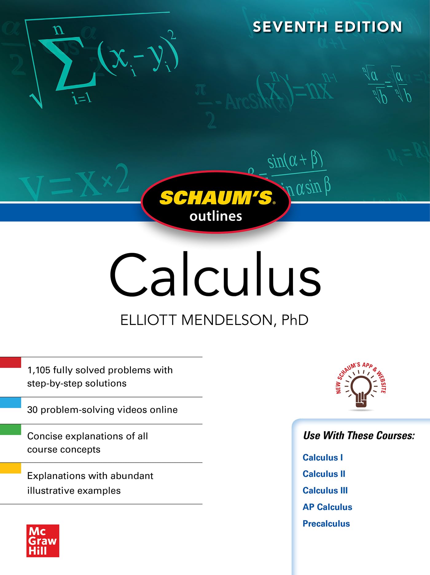Libro: Schaum's Outline of Calculus, Seventh Edition