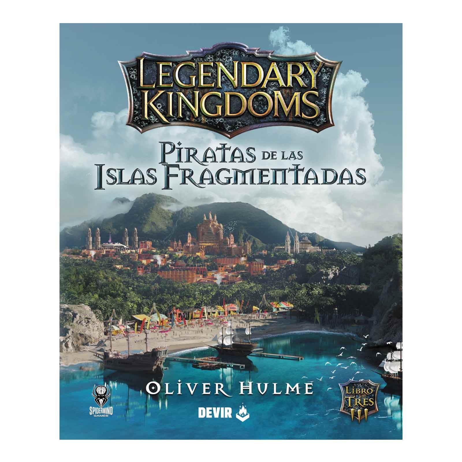 Libro: Devir - Legendary Kingdoms: Piratas de las Islas Fragmentadas, Libro-Juego de Fantasía y Piratas, Aventura Interactiva de Mundo Abierto, Versión Española (LK3PIRATAS)