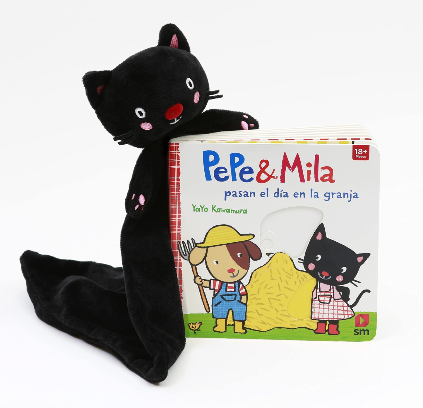 Libro: Pack con Doudou Pepe&Mila pasan el día en la granja