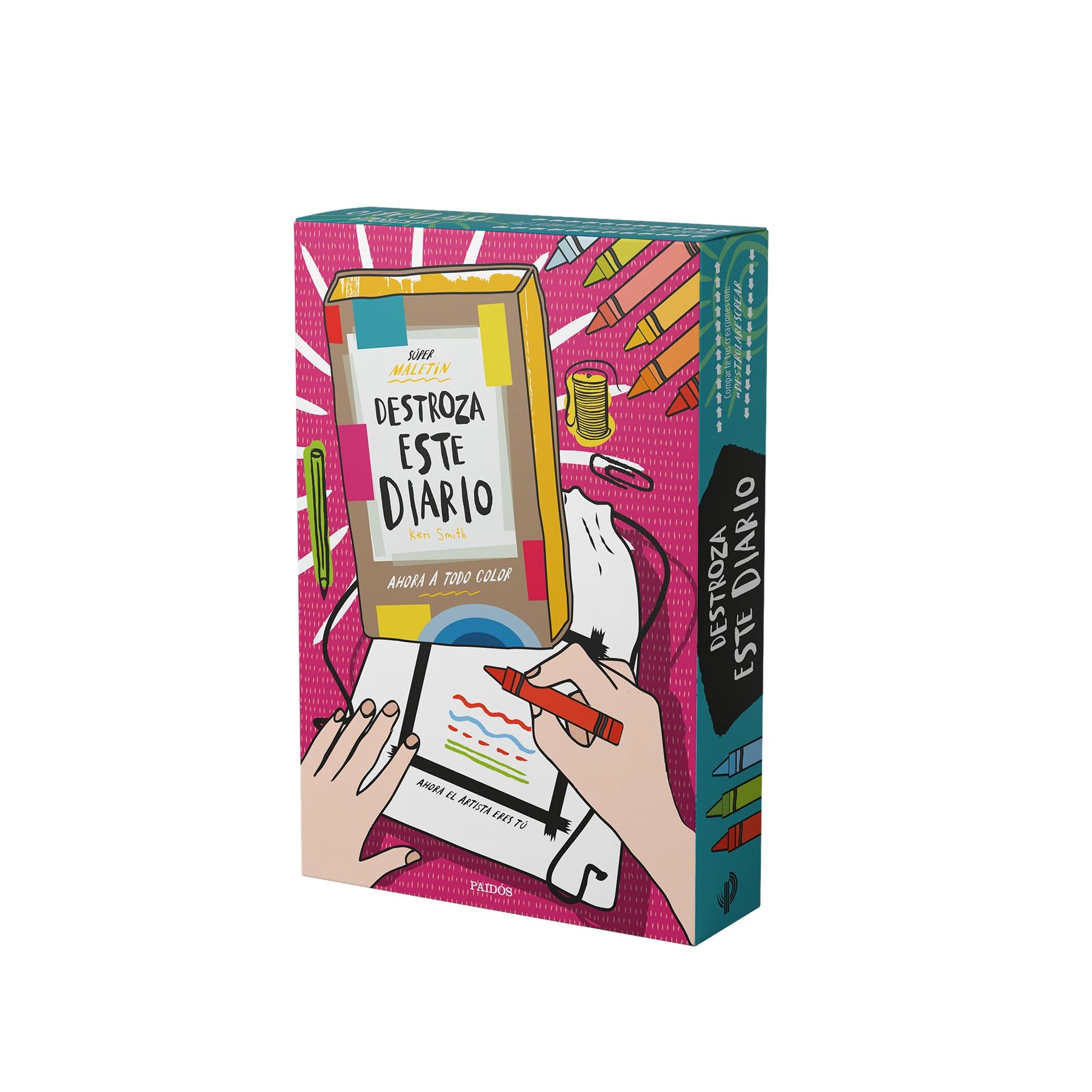 Súper maletín Destroza este diario. Ahora a todo color (Libros Singulares)