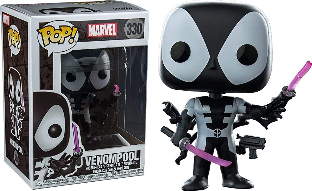 Funko Pop: Marvel - Venompool Back in Black Collectible Figura, Multicolor
