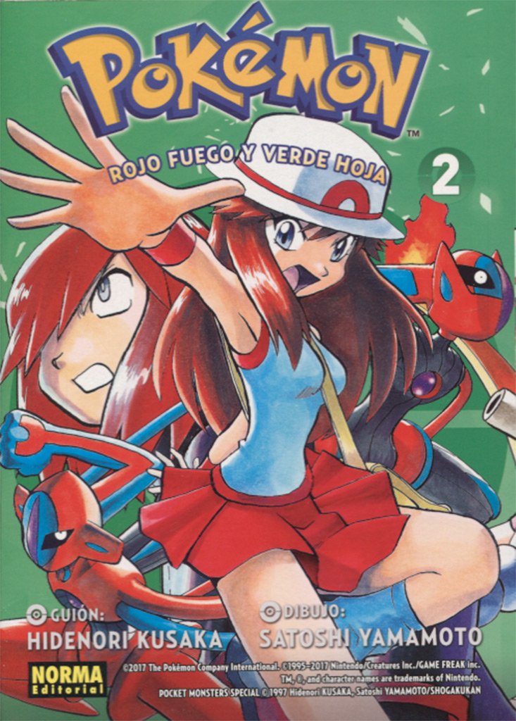 Libro: POKEMON 14. ROJO FUEGO Y VERDE HOJA 02