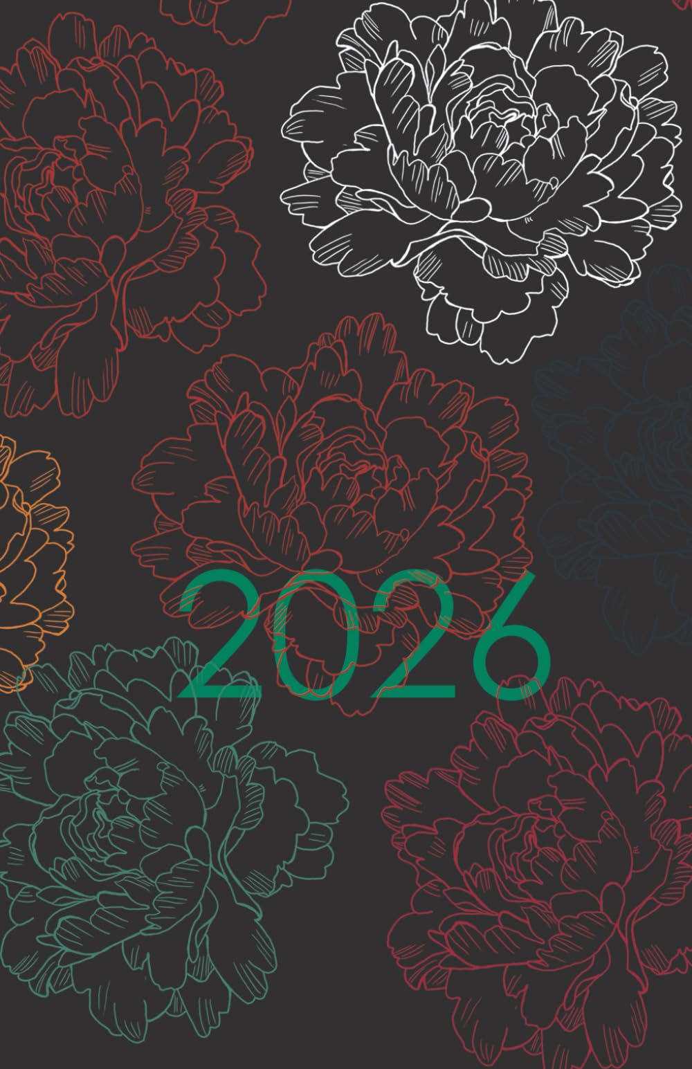 Libro: AGENDA FLORES 2026: formato semana vista (Spanish Edition)