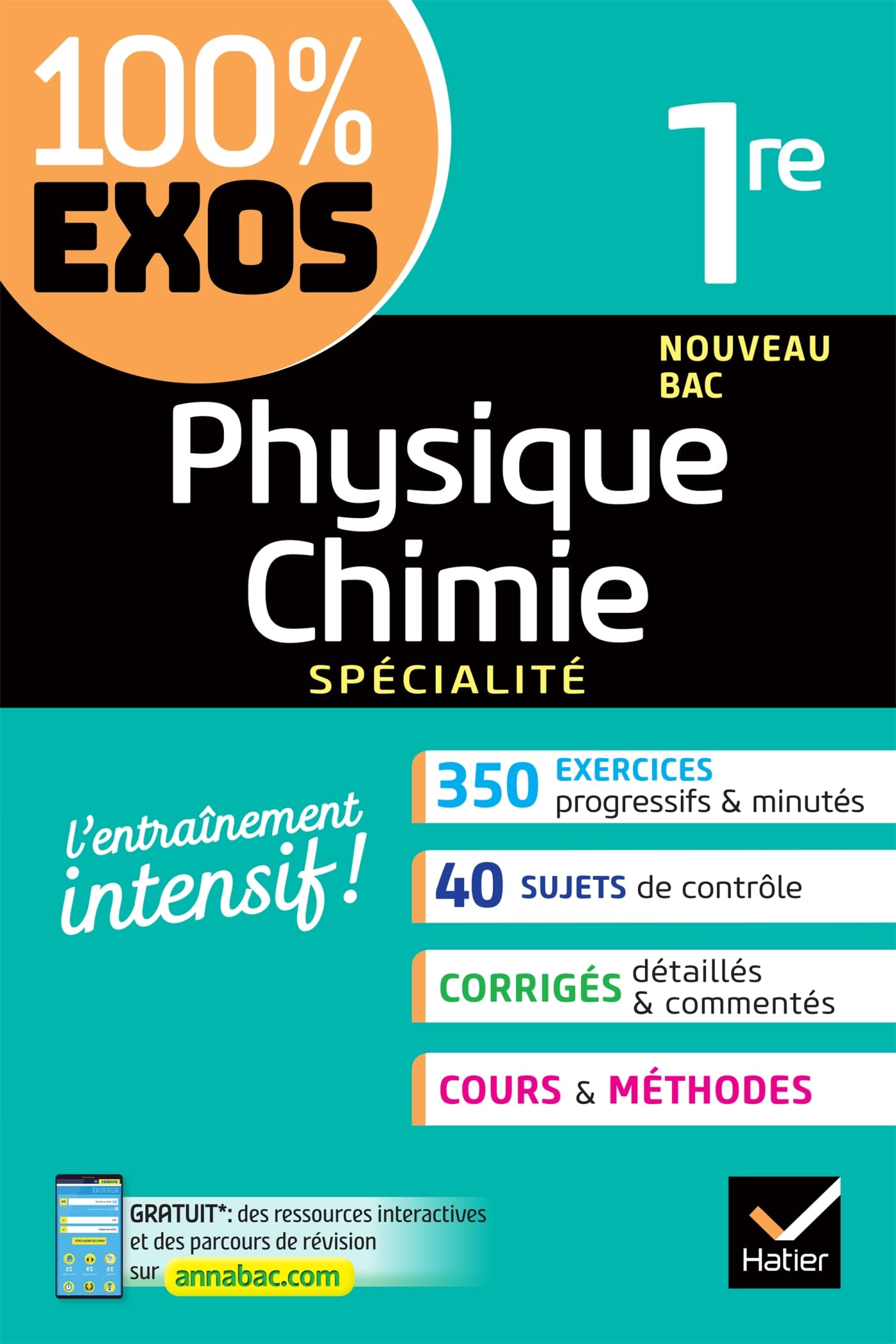 Libro: Physique-Chimie 1re générale (spécialité): exercices résolus - Nouveau programme de Première