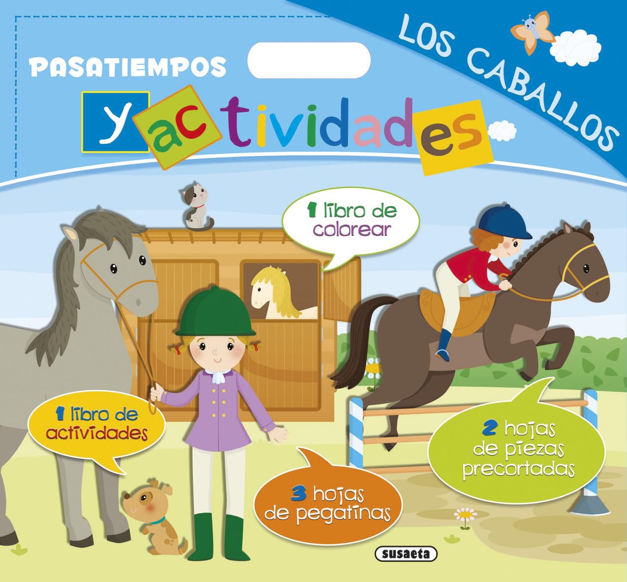 Libro: Susaeta - Los caballos (Pasatiempos y actividades)