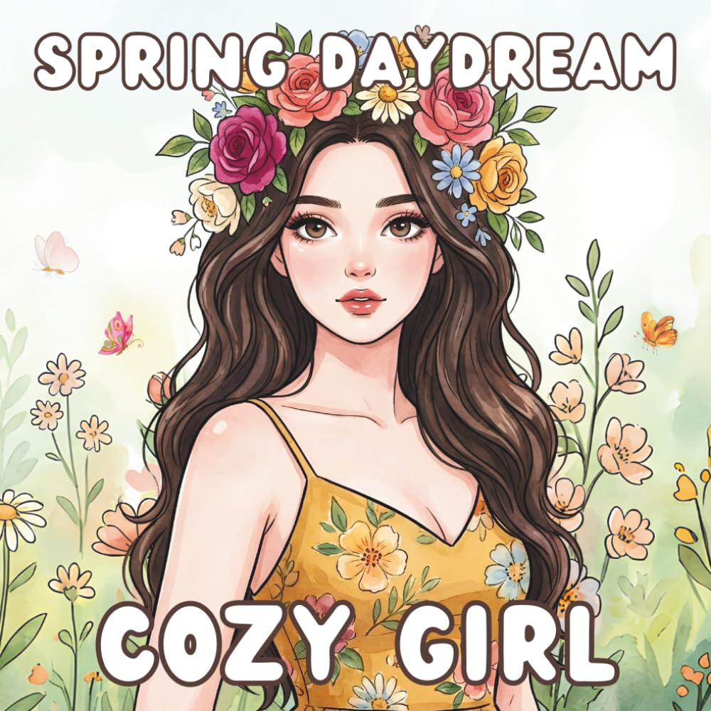 Libro: Cozy Girl: Spring Daydream: A Cozy Girl Season Coloring Book for Teens and Adults (Cozy Girl Lifestyle Series)