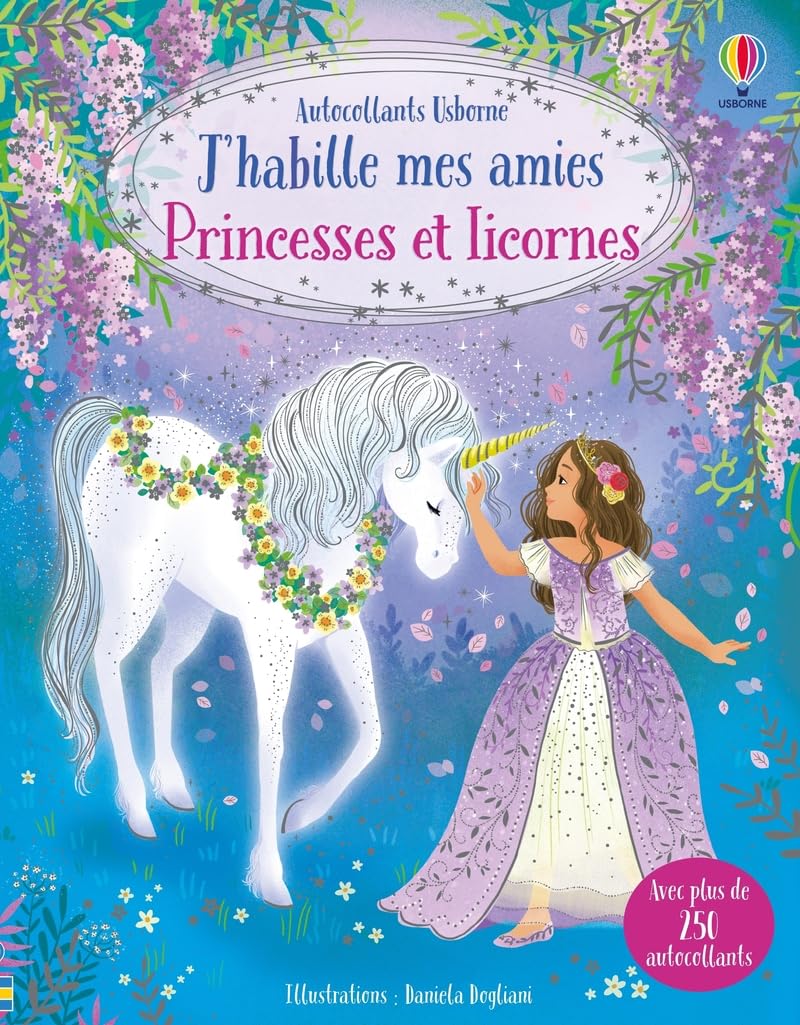 Libro: Princesses et licornes: Avec plus de 250 autocollants