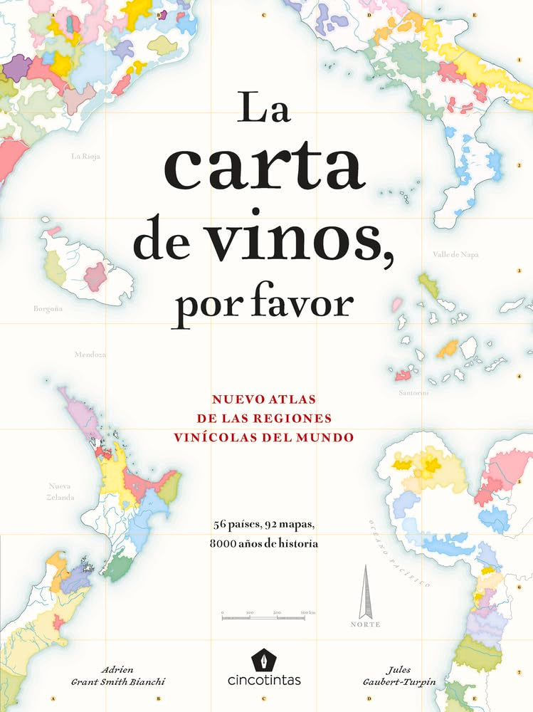Libro: La carta de vinos, por favor. Nuevo atlas de las regiones vinícolas del mundo (BEBIDAS)