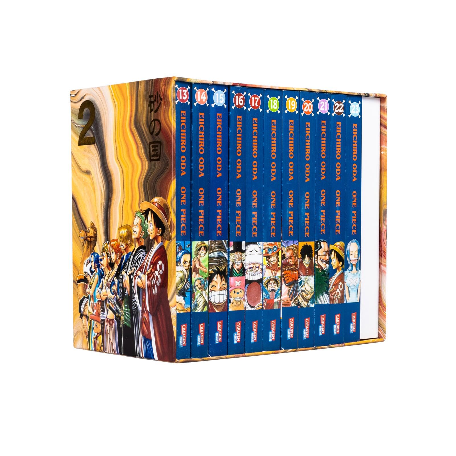 Libro: One Piece Sammelschuber 2: Alabasta (inklusive Band 13-23): Piraten, Abenteuer und der größte Schatz der Welt!