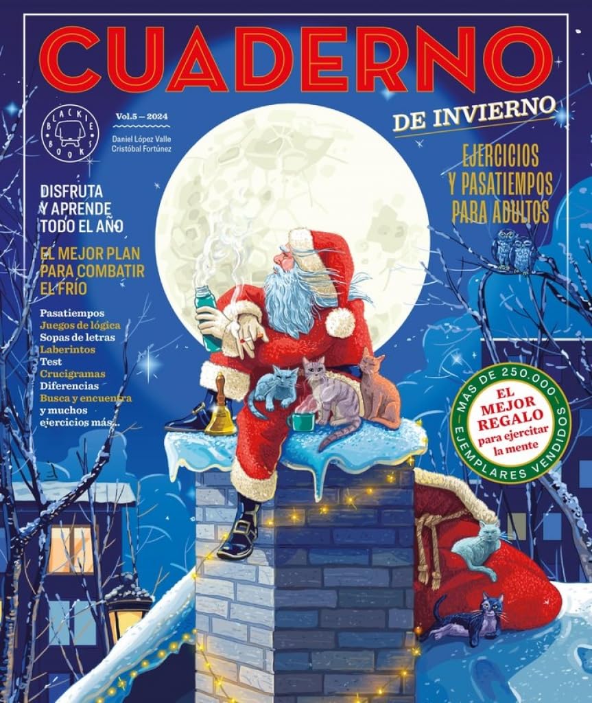 Libro: Cuaderno de invierno. Vol. 5: Ejercicios y pasatiempos para adultos